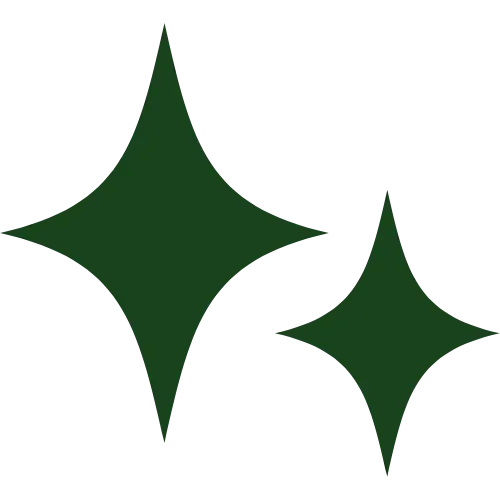 Green Escapes Lawn Care logo featuring green diamond shapes representing landscaping and lawn care services.